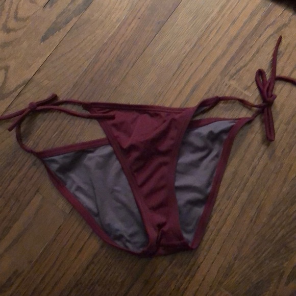 plum colored bathing suits